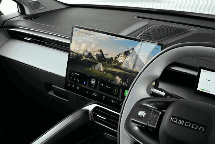 จอแสดงผลแบบจอกว้างขนาด 15.6 นิ้ว ของ OMODA C5 EV